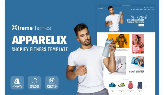 TM Apparelix Shopify Fitness eCommerce Template Shopify Theme