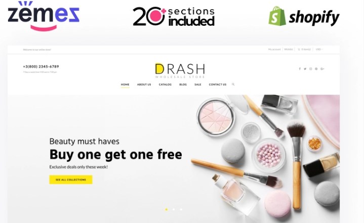 TM Drash - Shopify Wholesale eCommerce Template Shopify Theme