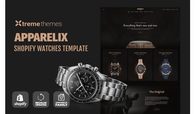 TM Watches Store Website Template Shopify Theme