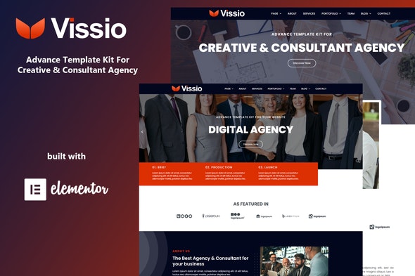 Vissio - Business Elementor Template Kit