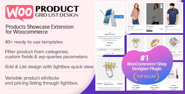 WOO Product GridList Design- Responsive Products Showcase Extension for Woocommerce - WOO Product GridList Design Responsive Products Showcase Extension for Woocommerce v1.0.8 by Codecanyon Free Download