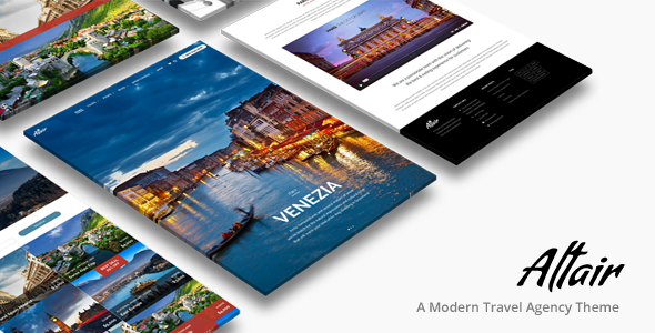 Altair Travel Agency WordPress Theme