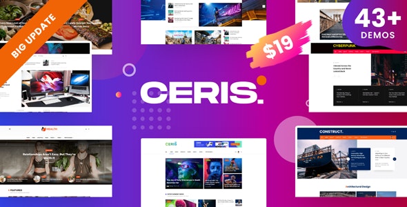Ceris - Magazine - Blog WordPress Theme