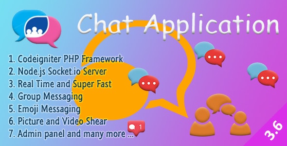 Chat Manager - Codeigniter Node.js chat script