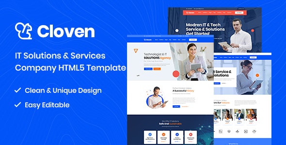 Cloven - IT Solutions And Services Company HTML Template