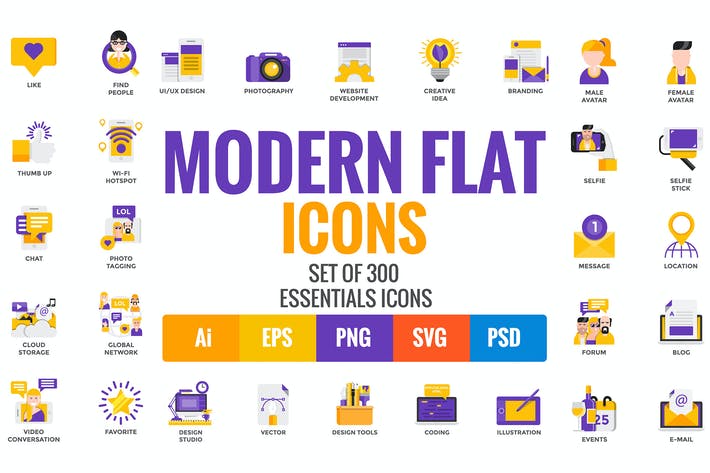 Envato Elements Big Icons Pack