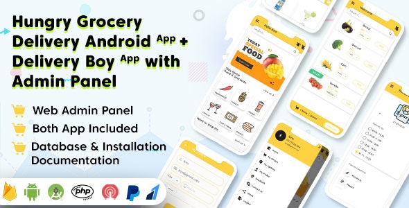 Hungry Grocery Delivery Android AppGPL