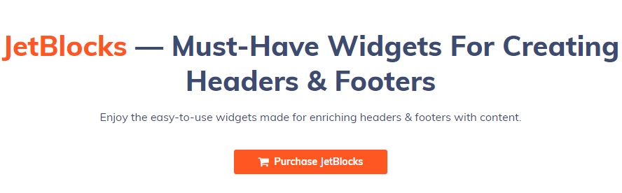 JetBlocks - Must-Have Widgets For Creating Headers - Footers Elementor