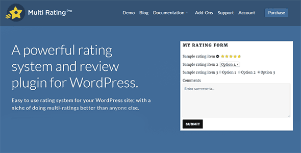 Multi Rating Pro - WordPress Rating and Feedback Plugin