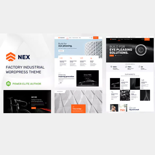 Nex - Factory - Industrial WordPress