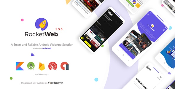 RocketWeb - Configurable Android WebView App Template