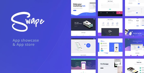 Swape - App Showcase - App Store WordPress Theme