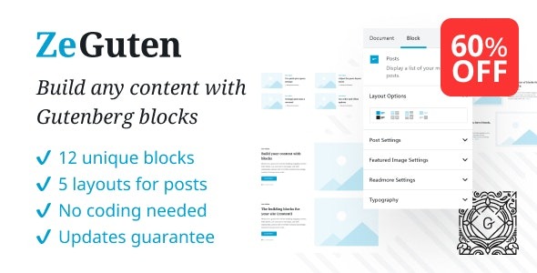 ZeGuten Blocks for Gutenberg
