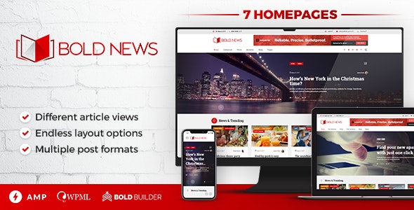 Bold News - WordPress Magazine - Newspaper Theme