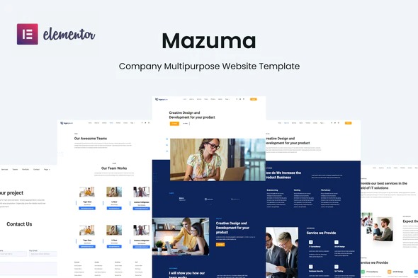 Mazuma - Business Elementor Template Kit