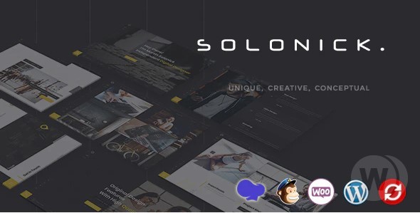 Solonick - Personal Portfolio WordPress Theme