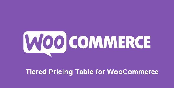 Tiered Pricing Table for WooCommerce