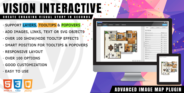 Vision Interactive- Image Map Builder for WordPress