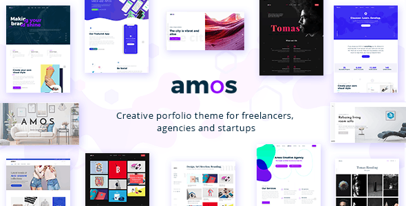 Amos - Creative WordPress Theme