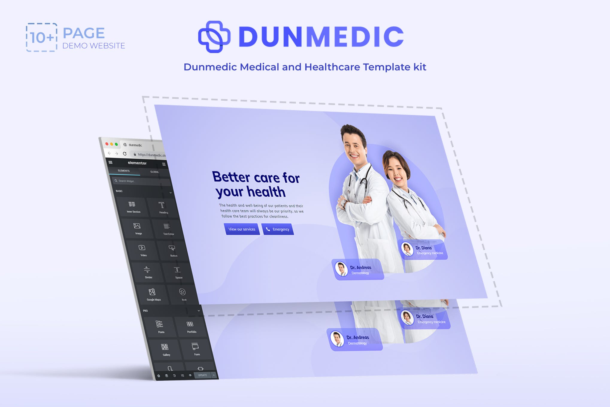 Dunmedic - Medical - Healthcare Elementor Template Kit