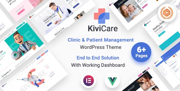 KiviCare Theme - Medical Clinic - Patient Management WordPress ThemeDownload