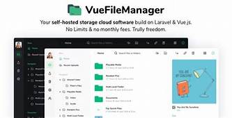 Vue File Manager Pro - Your Professional Storage Cloud Platform [Regular License]