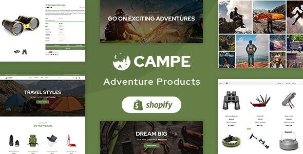 Campe - Camping - Adventure Shopify Theme