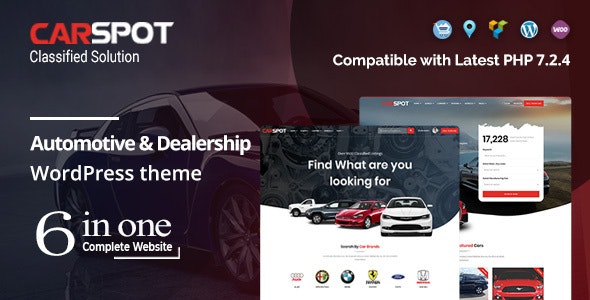 CarSpot - Dealership WordPress Classified Theme