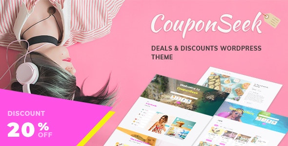 CouponSeek - Deals - Discounts WordPress Theme
