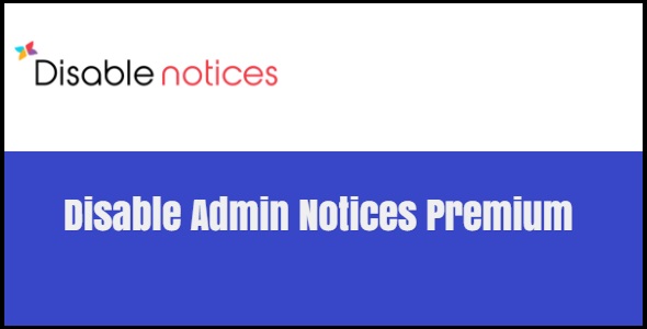 Disable Admin Notices Premium (pro)