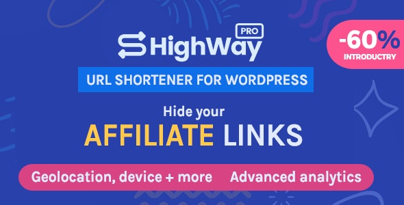 HighWayPro Ultimate URL Shortener - Link Cloaker for WordPress