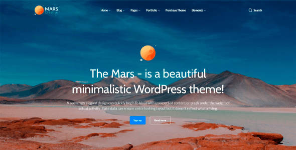Mars - Multipurpose Creative Studio and Agency Template