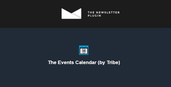 Newsletter The Events Calendar (by Tribe)