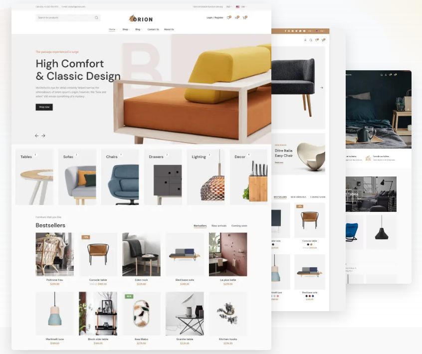 Orion - eCommerce Theme For Furniture