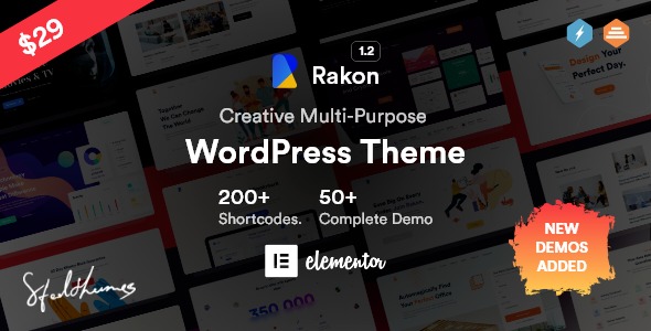 Rakon - Creative Multi-Purpose WordPress Theme