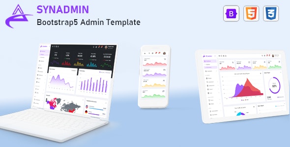 Synadmin - Bootstrap Admin Template April