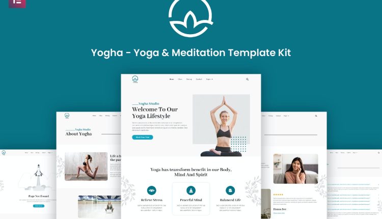 Yogha - Yoga - Meditation Elementor Template Kit