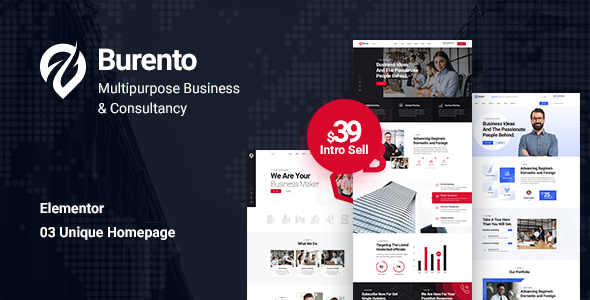 Burento - Multipurpose Business WordPress Theme
