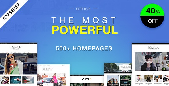 CheerUp Blog Magazine - WordPress Blog Theme