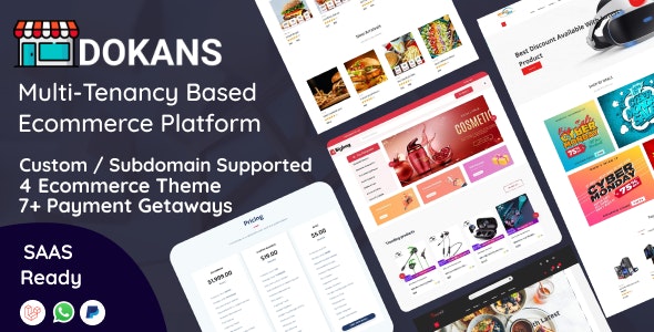 DOKANS - Multitenancy Based Ecommerce Platform (SAAS)