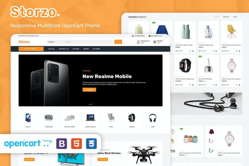 Storzo - Multipurpose E-commerce Opencart Theme