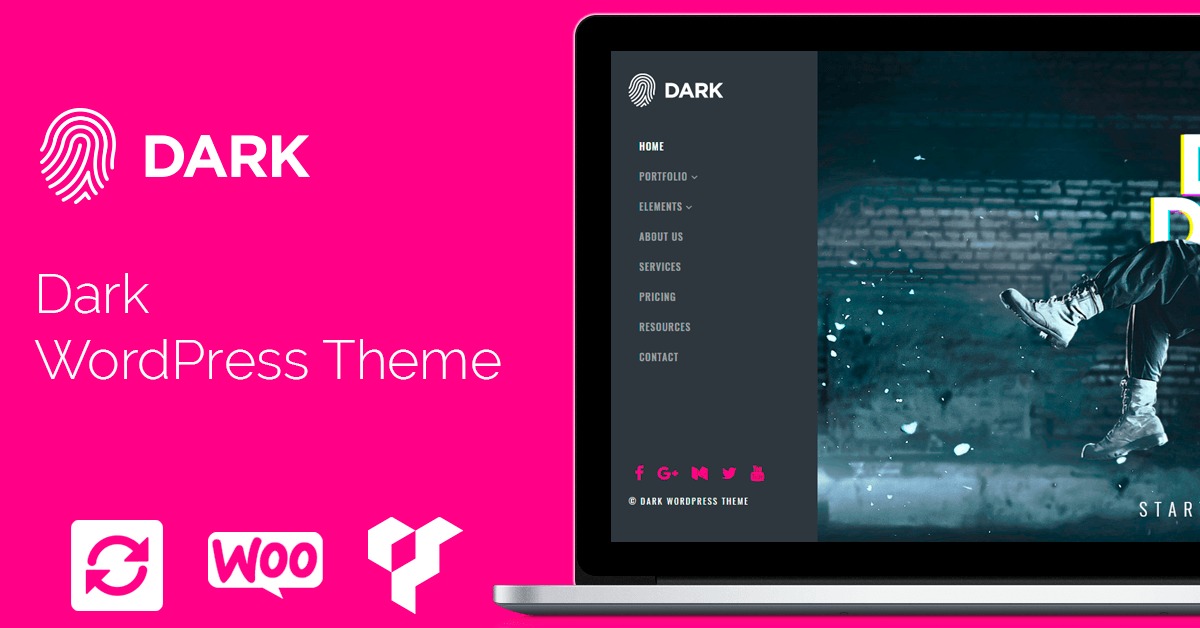VisualModo Dark WordPress Theme