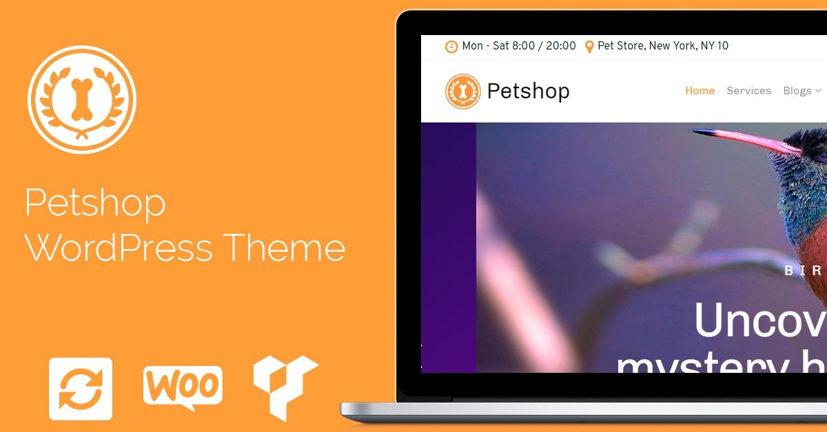 VisualModo Petshop WordPress Theme