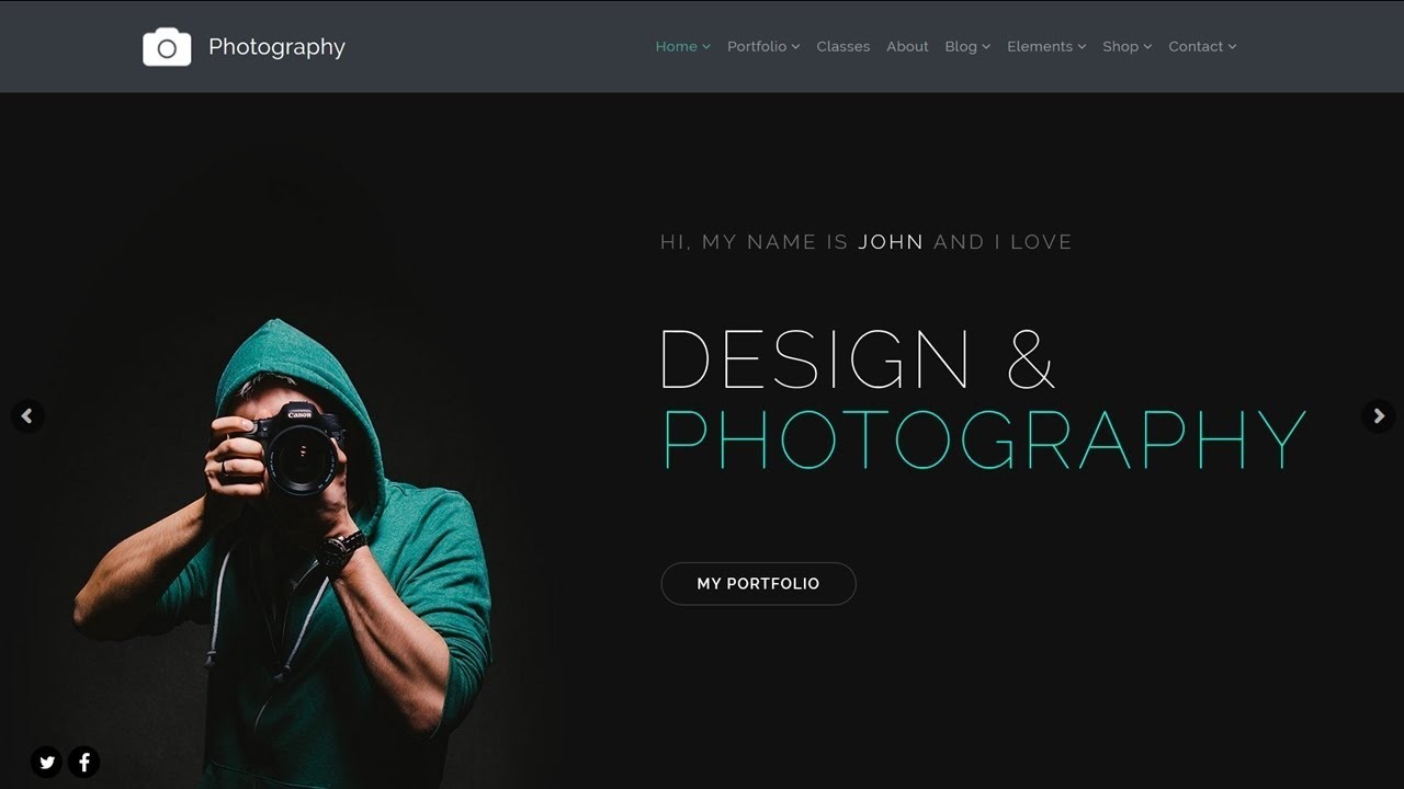 VisualModo Photography WordPress Theme