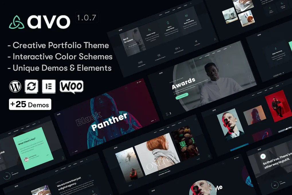 Avo - Creative Portfolio - Agency WordPress Theme