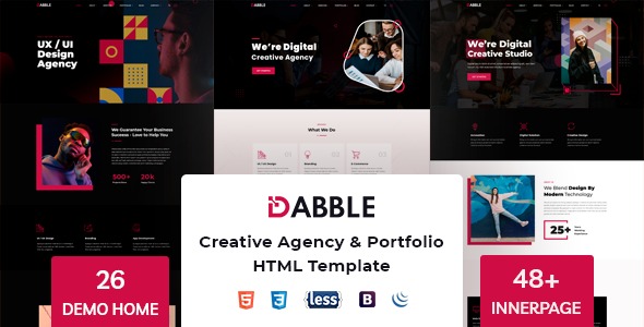Dabble - Creative Agency - Portfolio WordPress Theme