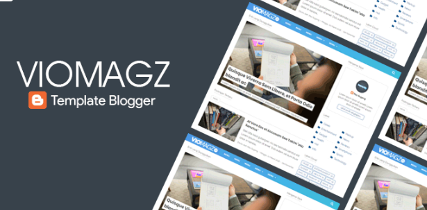 VioMagZ - Blogger Template Premium
