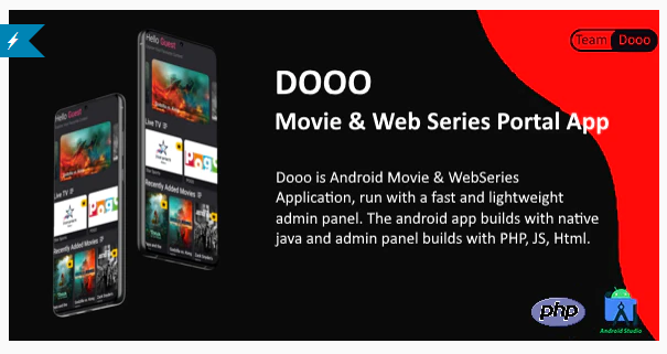 Dooo - movie and web series portal application