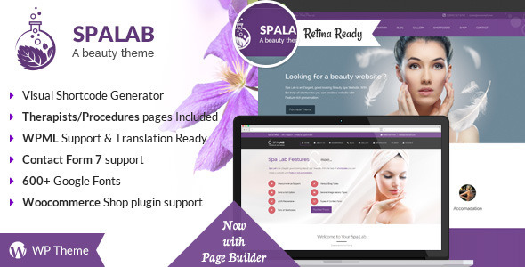 Spa LabBeauty WordPress Theme