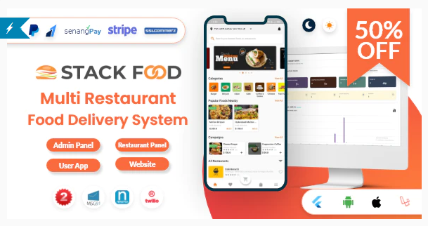 StackFood Multi Restaurant